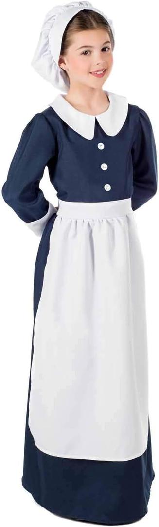 fun shack Florence Nightingale Costume Kids, Florence Nightingale Costume Girls, Civil War Nurse Costume Kids
, Size XL