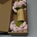 Ling's moment Ranunculus Artificial Flower, Faux Silk Mini Ranunculus Flowers for DIY Bouquet, Bulk Fake Wedding Filler Flowers for Centerpieces Arrangements Bridal Shower Decorations, Blush Pink