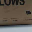 puredown Goose Feathers and Down White Pillows with 100% Soft Cotton Cover, Bed Sleeping Hotel Collection Pillows Set of 2 King Size