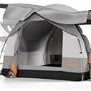 SUV Tent PU 2000mm Waterproof Rain Fly Car Tent for Camping Outdoor Travel Up to 6-8 Person Spacious Room 8.2 ft * 8.2 ft x 6.5 ft, Dusky