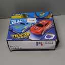 Flexible Race Track for Kids 3-5 Year Old, 15ft Flex Car Tracks for Toddlers with 2 Pull-Back Cars & 2 Alloy Cars, Portable Roll Up Racing Car Tracks, Birthday for Boys Girls