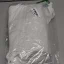 PRETTYGARDEN Womens Long Sleeve Quarter Zip Pullover Sweater Casual Loose V Neck Collared Ribbed Knit Jumper Tops Thumb Hole (Large, White)