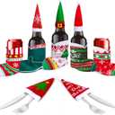 2 x 10pcs Christmas Can Cooler Coozie Combo for Party, Beer Can Coozy 12oz-16oz Bulk for Christmas Party Decoration Supplies