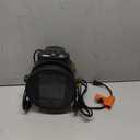 Buyplus Electric Space Heater - Outdoor Heater with Super Long Cord, Overheat Protection, Heaters Heat Up in 2 Seconds, 3 Modes, Small Fan Heater Tent Ceramic Space Heater for Patio, Amber