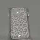 iCoverCase Compatible with iPhone 13 Mini Wallet Phone Case with Card Holder for Women Men, RFID Blocking PU Leather Case 5.4 Inch (Gray Leopard)