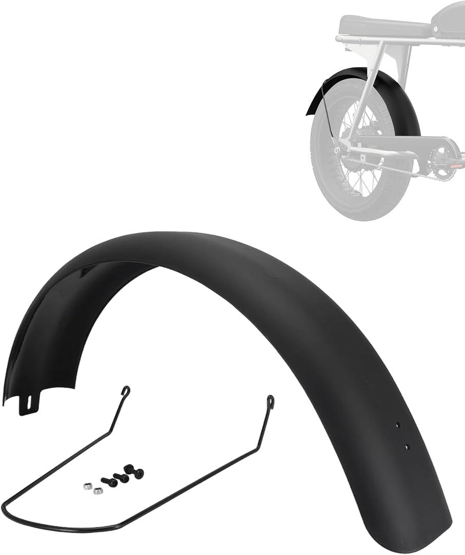 Electric Bike Rear Fender, Universal for 20" Fat Tire Dirt Bike for Adults Mudguard Mud Guard Like for Ridstar Q20,Super 73,TST R002,Super 73 Clone