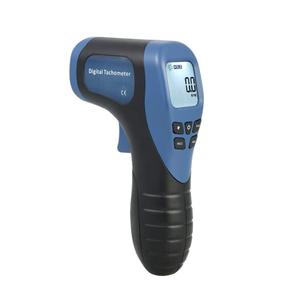 Handheld Digital Laser Tachometer Non-Contact RPM Meter Motor Speed Gauge Gun Measuring Range: 2.5-99999RPM (Blue) Handheld Digital Laser Tachometer Non-Contact RPM Meter Motor Speed Gauge Gun Measuring Range: 2.5-99999RPM (Blue)