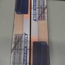 2 x MAXTID Easy to Install 32 Inch Door Draft Stopper - White Foam and Polyester Door Seal