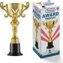 PREXTEX Golden Statues Trophy Award - Awards and Trophies for Party Celebrations, Award Ceremonies, and Appreciation Gifts - Ideal for Competitions, Rewards, and Party Favors for Kids & Adults