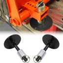 NIXFACE Snow Plow Shoes Skid Foot Assemblies Fit for Western 49067 49071 Meyer Boss Fisher Snow - 2