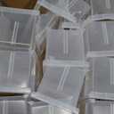 Akro-Mils 30234 AkroBins Plastic Storage Bins, Space-Saving Stackable Bins for Garage, Pantry, Craft Organization, 15" x 5" x 5", Clear, 12-Pack