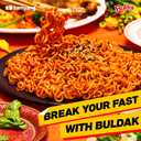 2 x Samyang Buldak Korean Spicy Chicken Stir Fried Ramen Original Flavor Spicy Noodles Authentic Korean Ramyun 4.94 oz (Pack of 5) (EXP 04/21/26)