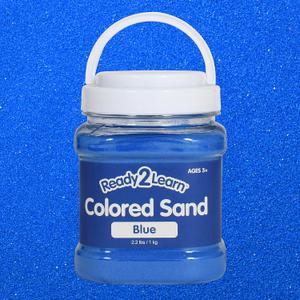 READY 2 LEARN Colored Sand | Blue | 2.2 lbs | Play Sand for Kids | Perfect for Arts and Crafts and Sensory Bins