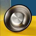 5 x Stainless Steel Non-Skid Pet Dog Water and Food Bowl, 2-Pack (10 x 2.8 Inches), Each Holds Up to 4 Cups