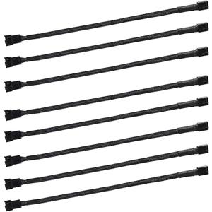 12" pwm Fan Extension Cable4 pin Fan Extension CableCable Extension pcPC Fan Extension Cable, PWM Fan Extension Cable, PWM Extension Cable (11.8"30cm 8pcs)
