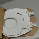 Mayfair NextStep2 Toilet Seat with Built-In Potty Training Seat, Slow-Close, Removable that will Never Loosen, Round, White