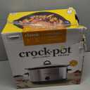 Crock-Pot 7 Quart Oval Manual Slow Cooker, Stainless Steel (SCV700-S-BR), Versatile Cookware for Large Families or Entertaining