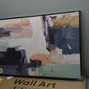 Large Framed Colorful Abstract Wall Art for Living Room, Set of 2 Canvas Prints Paintings Artwork for Walls, Modern Bright Multicolor Pictures for Hallway Bedroom Office Wall Decor 24x36