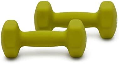 Amazon Basics Neoprene Dumbbell Hand Weights for Exercise and Muscle Toning 5 LB