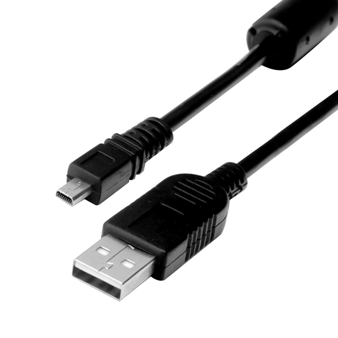 Replacement USB Camera Transfer Data Charging Cable Cord for Sony Cybershot Cyber-Shot DSCH200, DSCH300, DSCW370, DSCW800, DSCW830, DSC-H200, DSC-H300, DSC-W370, DSC-W800, DSC-W830 (Black)