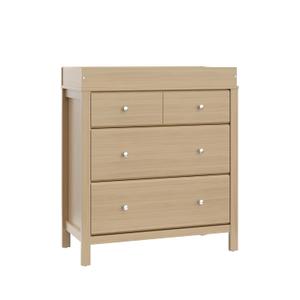 Storkcraft Horizon 3 Drawer Chest with Removable Changing Topper (Driftwood)  GREENGUARD Gold Certified Nursery Dresser, Kids Storage Chest with Organizer, Durable and Stylish 3-Drawer Design