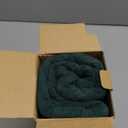 Kevin Textile Decorative Pillow Covers Dark Green 24x24 Inch Pack of 2 Soft Boucle Textured Waterproof Euro Pillowcases Accent Pillows for Couch Sofa Chair Bed Home Decor Indoor Outdoor