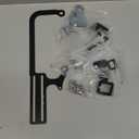 304147 EZ-EFI Cable Mount Kit Carburetor Throttle Cable Mount Bracket Steel Black