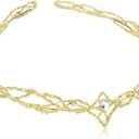 WHAVEL Fairy Crown Elf Circlet Headpiece Renaissance Crystal Headwear Medieval Accessories for Women Men Halloween Cosplay (Gold, White Crystal)