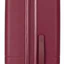 Jessica Simpson Countryside 30" Expandable 8-Wheel Spinner Large Checked Luggage Suitcase, Burnt Russet