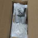 1FT Industrial Stair Railing Wall Mount Staircase Handrail 1.3 Pipe Hand Rail for Steps Grab Bar Foot Rail Vintage Pipe Railing Black Deck Handrail for Outdoor Indoor Stairs Porch