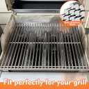 17.5" Grill Grates for Weber Spirit 300, Spirit 700, Genesis Silver/Gold/Platinum B/C, Genesis 1000-3500 (Part #7638) 304 Stainless Steel 2-Pack