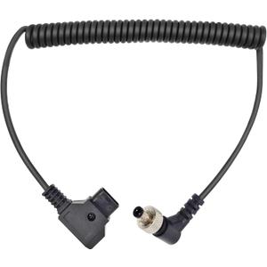 D-Tap to Locking DC 5.5 2.1mm Monitor Power Cable, Right Angle Cable Suitable for Atomos Ninja v Shogun Sony PIX-E7 PIX-E5 7 Touchscreen Hollyland Mars 400s, 40inch