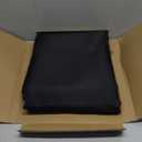 sancua 2 Pack Black Tablecloth 60 x 102 Inch, Rectangle 6 Feet Table Cloth - Stain and Wrinkle Resistant Washable Polyester Table Cover for Dining Tables, Buffet Parties and Camping