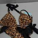 Women Halter Bikini Set - Two Piece Triangle Swimsuit Tie Bathing Suit 2025 Cute Swimwear Large