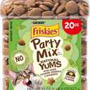 Purina Friskies Made in USA Facilities, Natural Cat Treats, Party Mix Natural Yums Catnip Flavor - 20 Ounce (Pack of 1) (EXP 07/01/26)