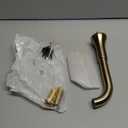 Delta Trinsic Wall Mount Bathroom Faucet 3 Hole, Brushed Gold Bathroom Sink Faucet for Wall, Champagne Bronze T3554LF-CZLHP-WL (Valve and Handles Not Included)