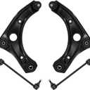 4pcs Front Lower Control Arm SwayBar for 12-19 Nissan Versa