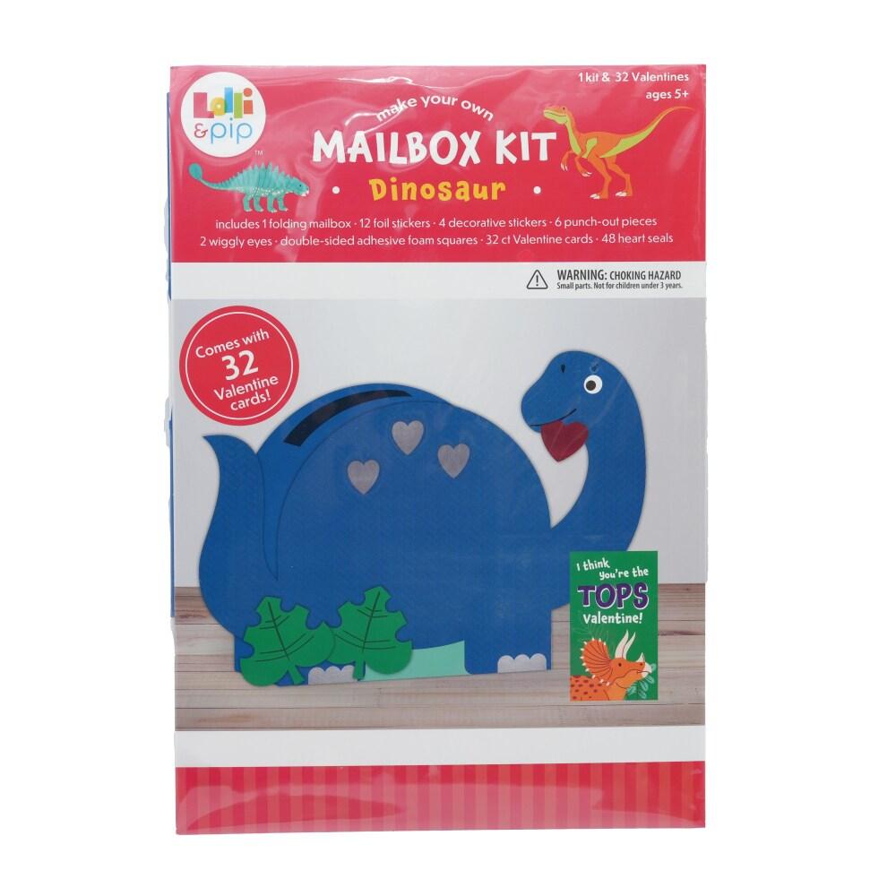 Loli & Pop Mailbox Kit Dinosaur, 4 Pack