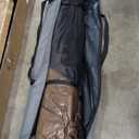 VEVOR 12 * 12ft 6 Sided Pop-up Canopy Shelter Tent with Mesh Windows, Portable Carry Bag, Stakes, Large Shade Tents for Outdoor Camping, Lawn and Backyard, Brown/Beige