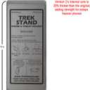 3 x DTLgear Trek Stand Flexible Phone and Small Tablet Holder for Airplane, Office, Desk, Treadmill, Hotel, Kitchen, Plane Travel Essentials (1 PACK - Version 2)