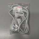 16/3 White Extension Cord 12 FT, Indoor Extension Cord for Laptops, Coffee Makers, Office Home Appliances, 3 Prong Resistant Cable Flexible, 13A 125V 1625W ETL Listed