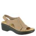 Clarks womens Jenette Ease Wedge Sandal, Pink, 10 US