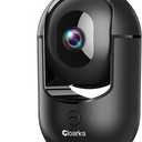Cloarks 2K Pan/Tilt Security Camera, WiFi Indoor Cameras for Home Security with AI Motion Detection, Pet/Dog/Baby Camera with Phone App, 2-Way Audio, 24/7, Siren, TF/Cloud Storage，Black