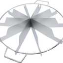 1Pcs Pie Cutter Press Stainless Steel Cake Cutter 10-Cut Cake Slicer for Even Slices with Side Handle