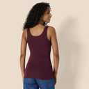 Amazon Essentials Women's Slim-Fit Cotton Modal Rib Tank, Pack of 4