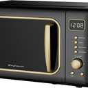 FRIGIDAIRE EMW788RETRO 0.7 cu. ft. Retro Microwave, Black-Gold