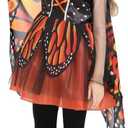 Seasons Beauty Butterfly Costume Orange Halloween Costume for Girls (L(10-12))