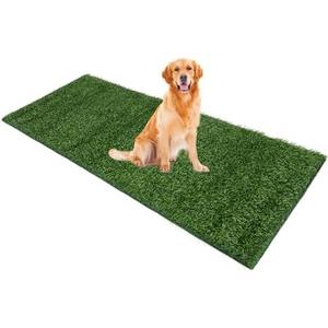 Naturei Grass Pad for Dogs, 72" x 24" Artificial Turf for Pets Potty Training, Fake Grass Mat with Drainage Holes, Easy to Clean, Large Turf Rug Outdoor Indoor Use