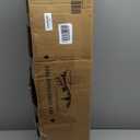 6 FT Prelit Artificial Skinny Christmas Tree,Blue Spruce Slim Pencil Xmas Tree with 1205 PE&PVC Mixed Branch Tips and 300 UL Listed Clear Lights,Hinged Pine Tree with Metal Stand for Home Office Dcor