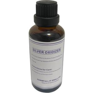 50ml Silver Oxidizer Solution Antique Oxidize Making Silver Jewelry Blacken Tool